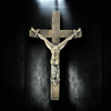 Crucified Woman Gothic Cross – Erotic Dark Art Wall Hanging, Gothic Home Decor