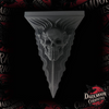 Skull Corbel – Gothic Wall Corbel – Dark Home Decor