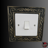 Gothic Filigree Light Switch Surround | Baroque Style Switch Plate Frame | Dark Victorian Home Decor